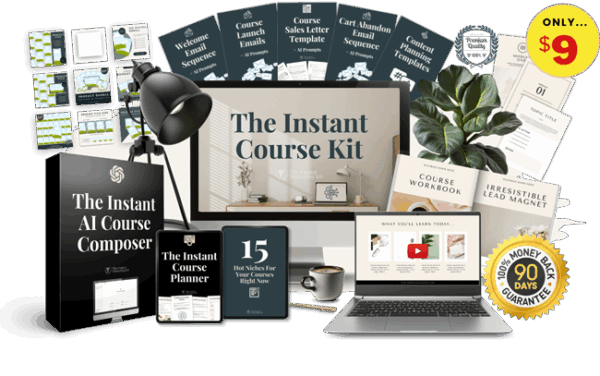 AI-Powered Course Creation System + Prompt Pack for Instant Course + Reels Video Bundle