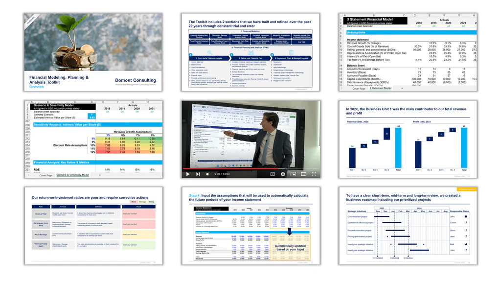 Aurelien Domont Consulting – Financial Modeling Planning Analysis Toolkit