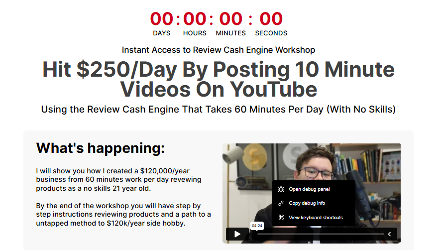 Review Cash Engine by Marty Lander